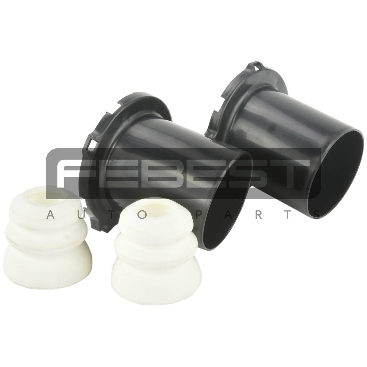 Boot with jounce bumper front shock absorber kit