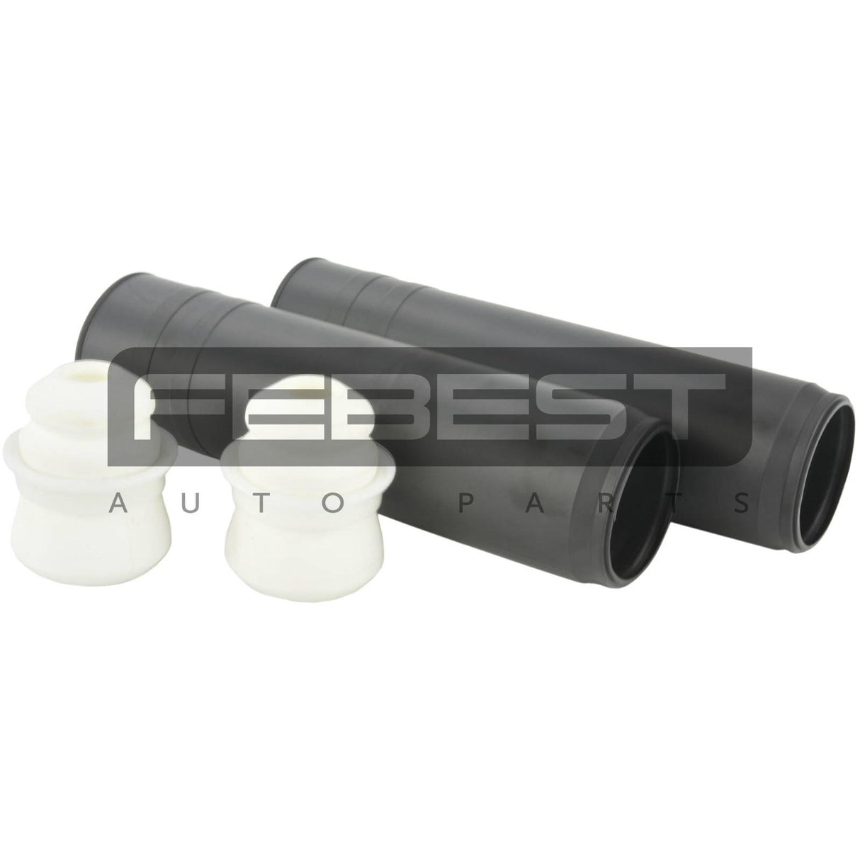 Boot with jounce bumper rear shock absorber kit
