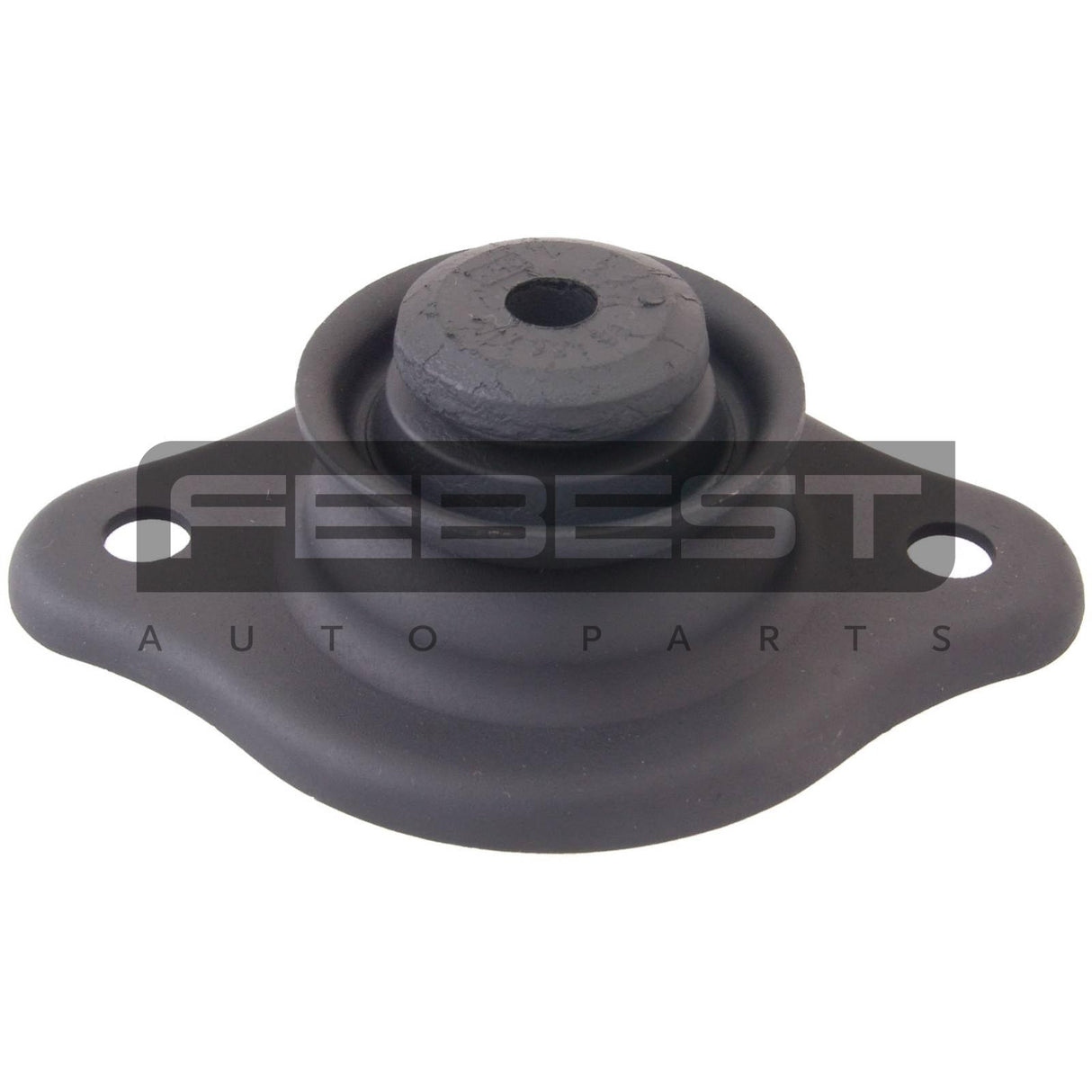 Rear shock absorber mounting