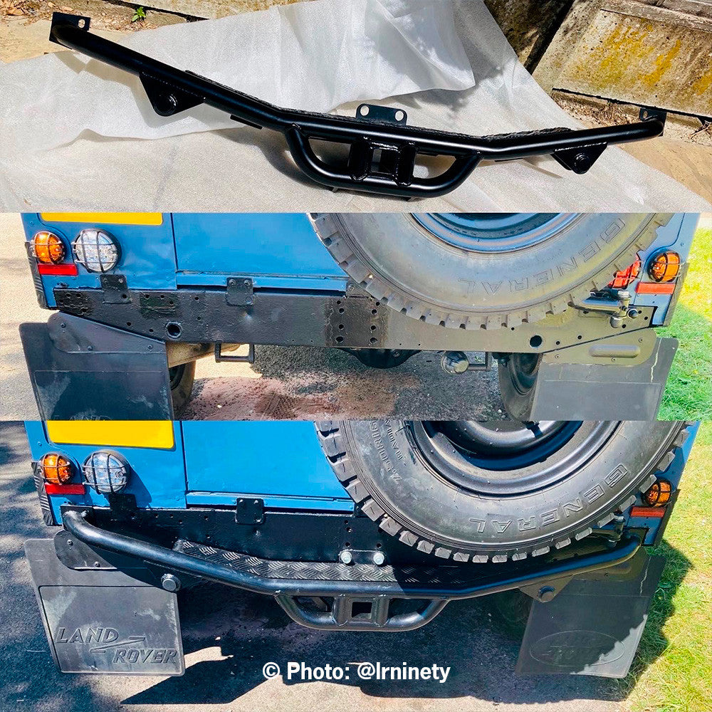 Nas style step 50mm ball black chequer plate