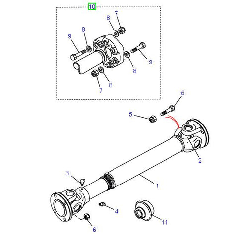 Propshaft coupling kit - ALLMAKES