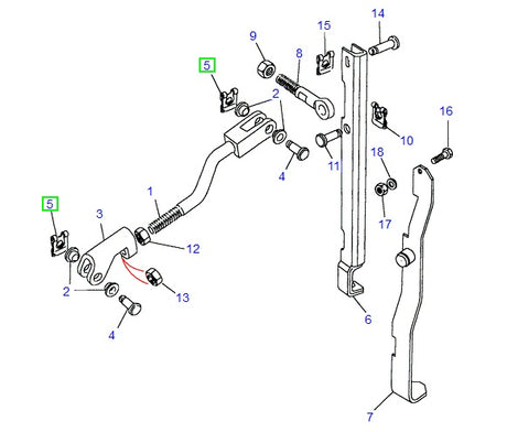 Hand Brake Lever Clip