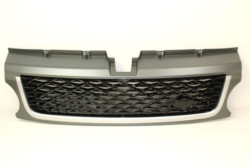 2012 model sport front grill - grey - silver and black