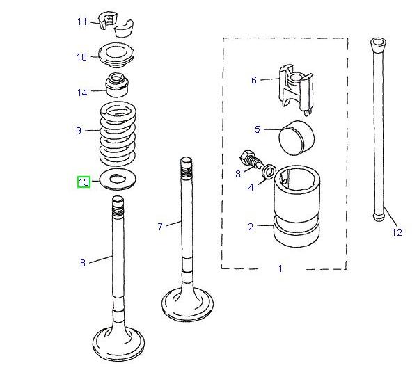 Valve Spring Seat - Price by Unit