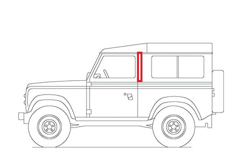 Drain Channel Side Of Door R/H