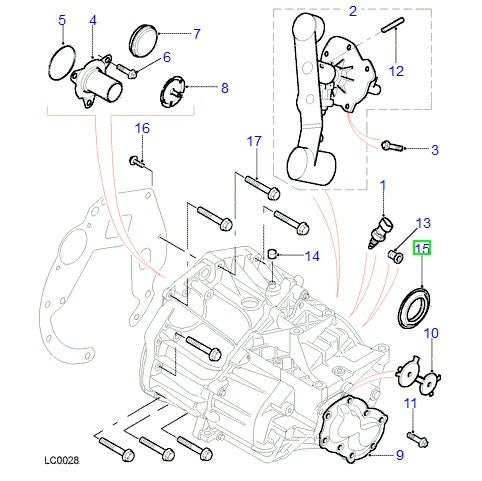 Gearbox Seal - Shaft - EUROSPARE