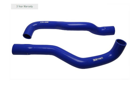 Silicone turbo hose kit in blue suitable for defender 2.4l puma vehicles (2 hose kit)