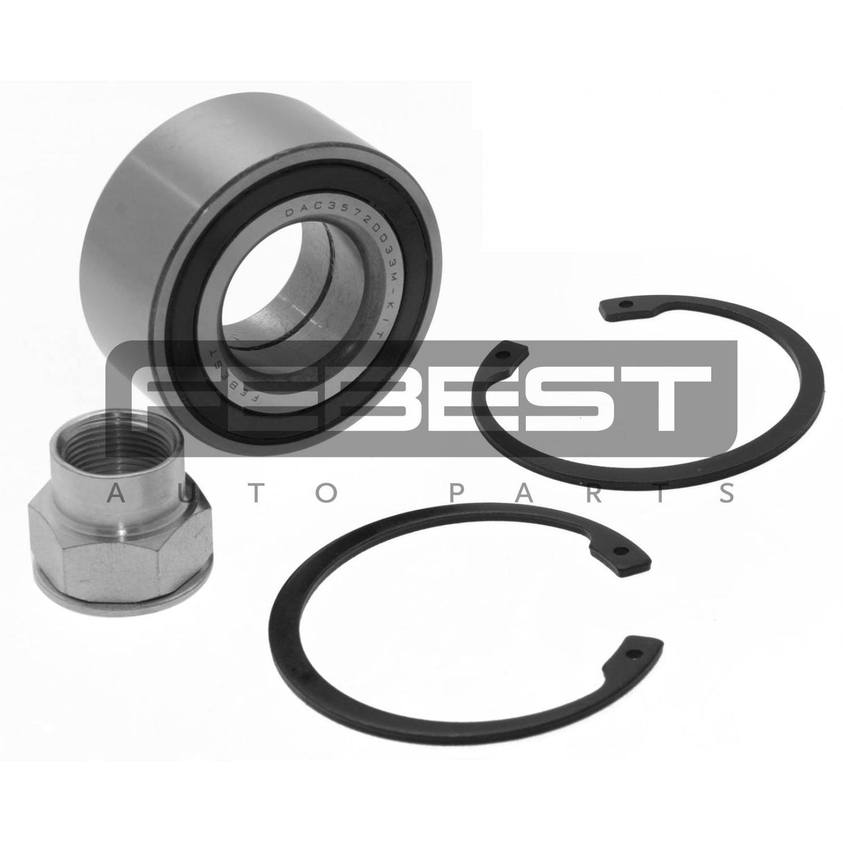 Front wheel bearing repair kit