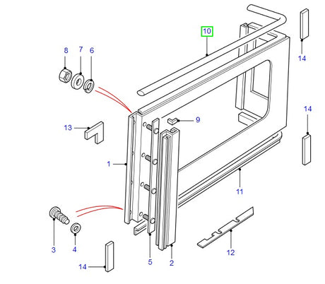 Upper Right Seal - Defender