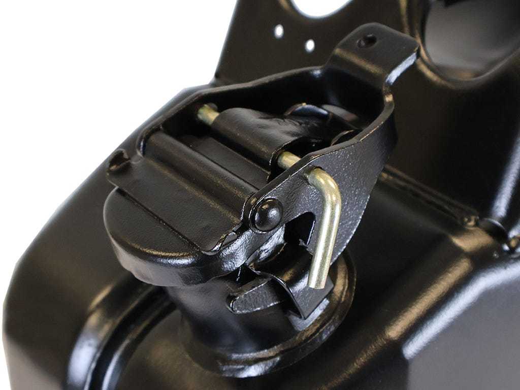 20l Fuel Jerry Can - Black Steel Finish