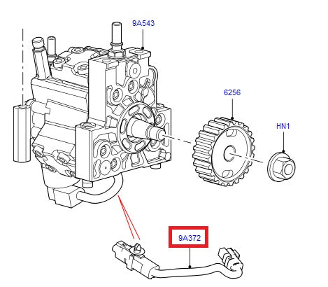 Fuel Control Cable - CONTINENTAL