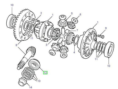 Taper Roller Bearing Diff