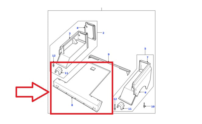 Panel Floor - GENUINE LAND ROVER