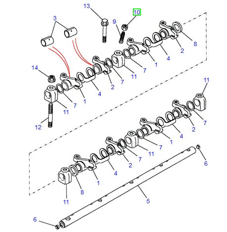 LOCK NUT M8x1.0 Pitch