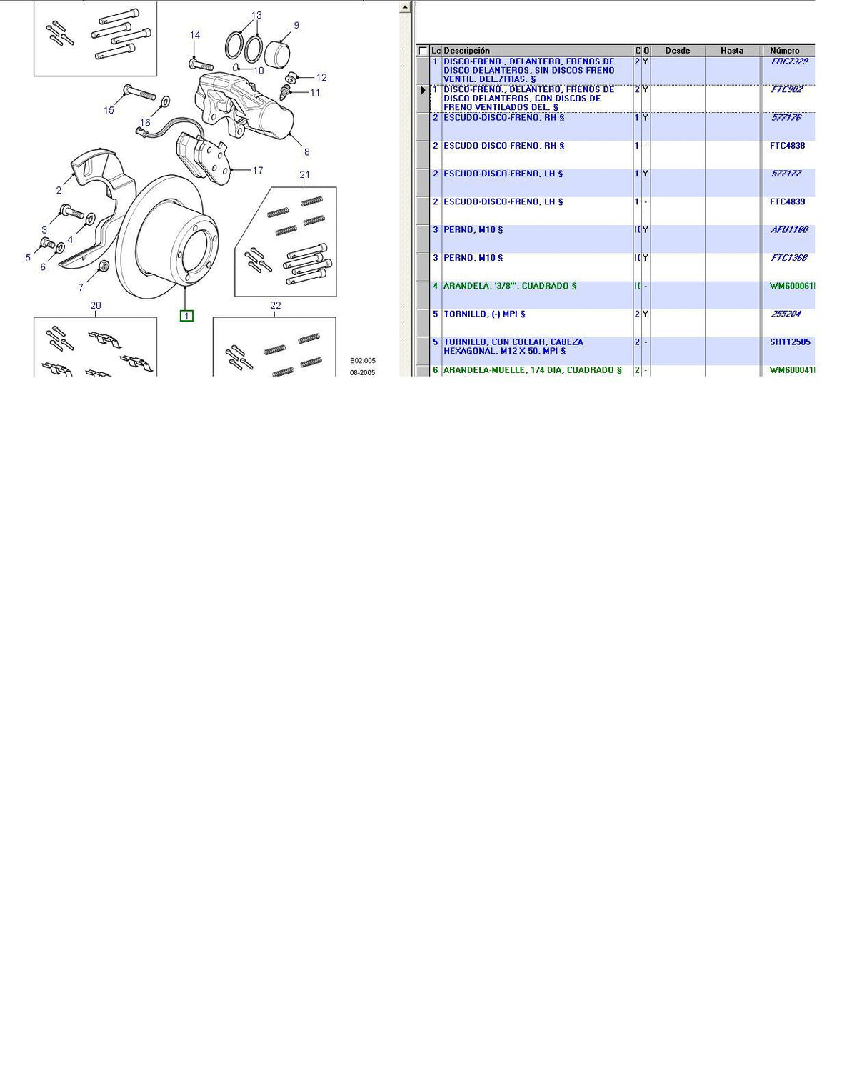 Front Vented Brake disc - Pair