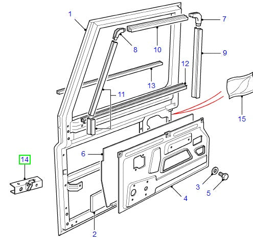 Check arm pivot - RH
