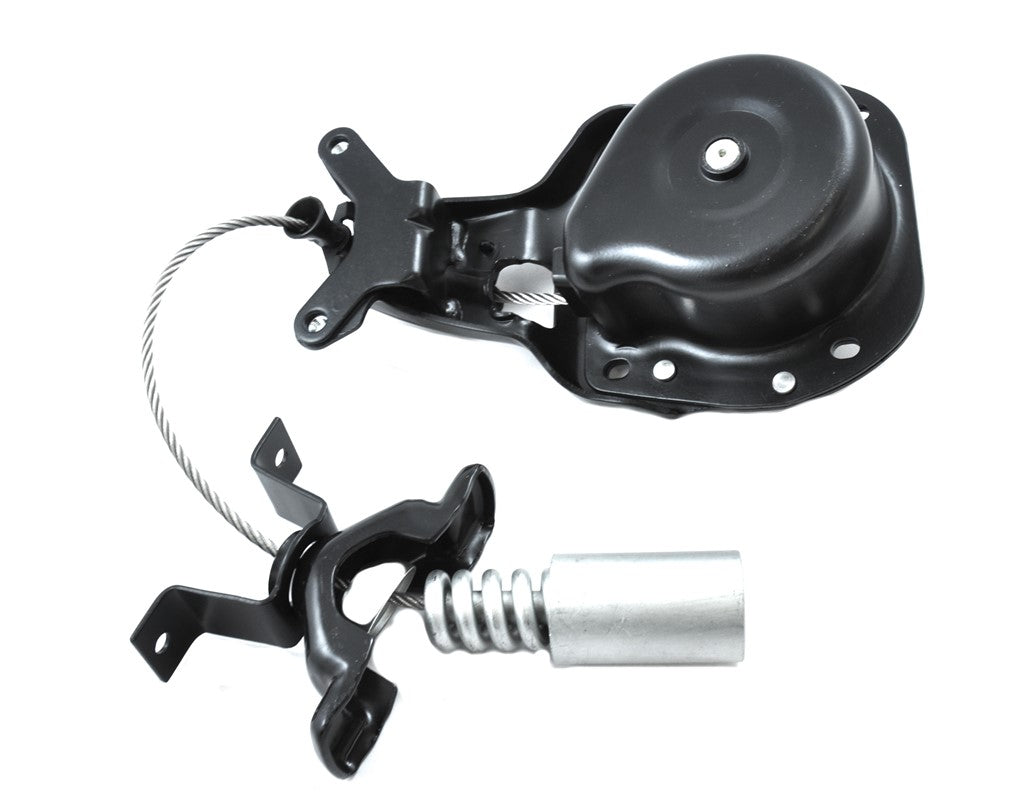 Winch - spare wheel - with antitheft device