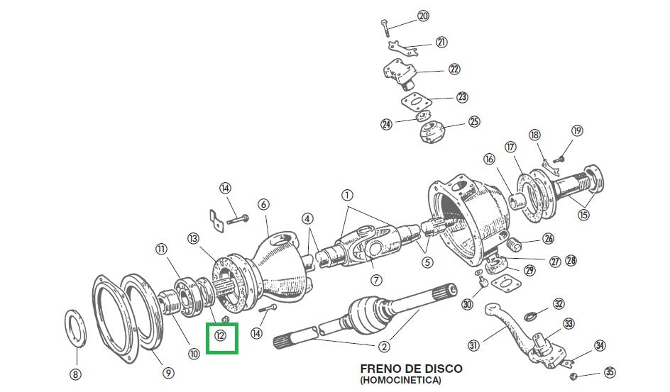 Distance Piece Swivel Pin