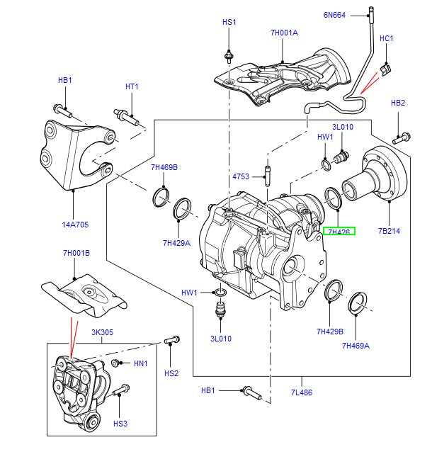 Seal Input Flange Front Diff