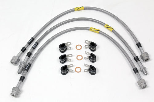 TERRAFIRMA GOODRIDGE +2" EXT BRAKE HOSE KIT DEF less ABS 2004 on 3LIN