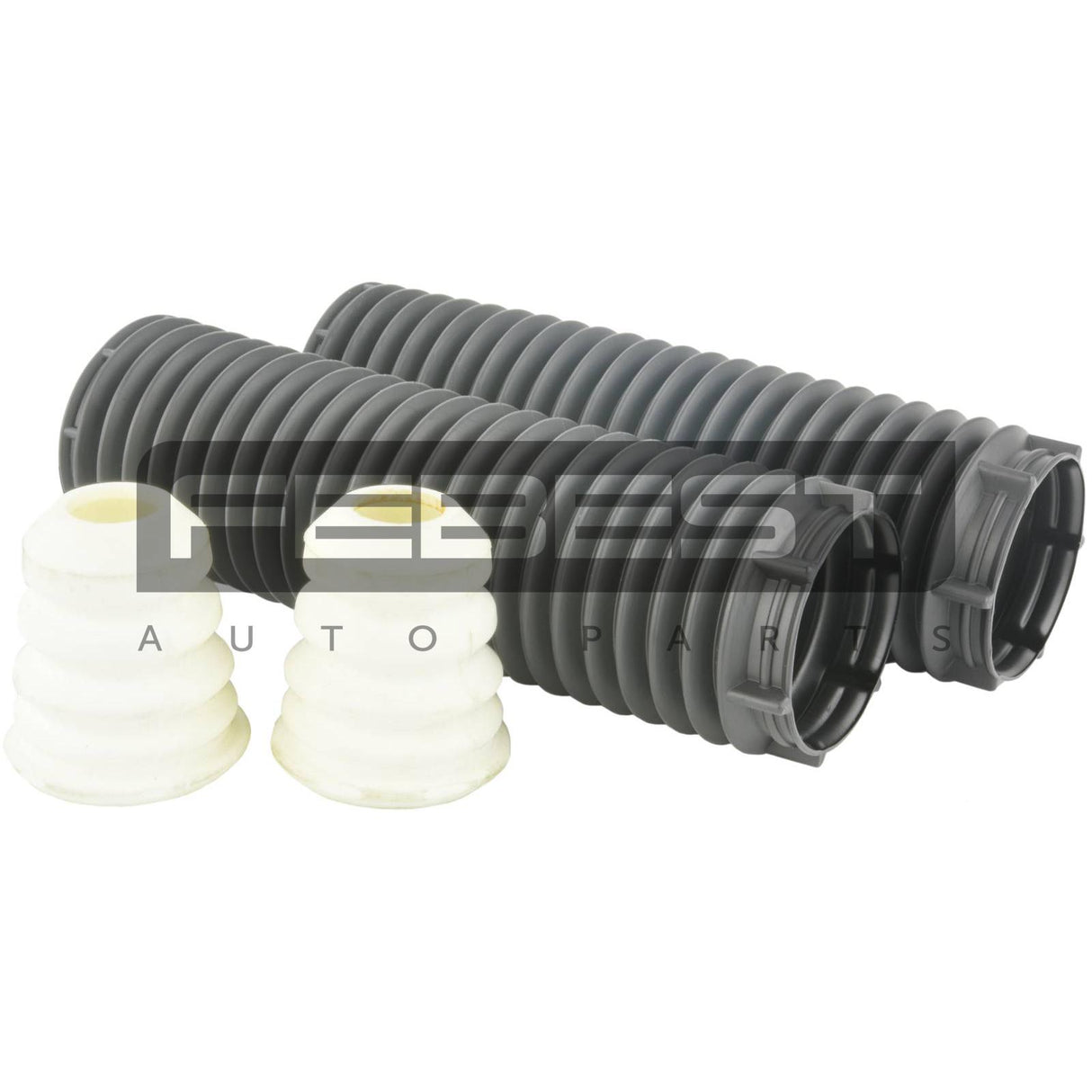 Boot with jounce bumper front shock absorber kit