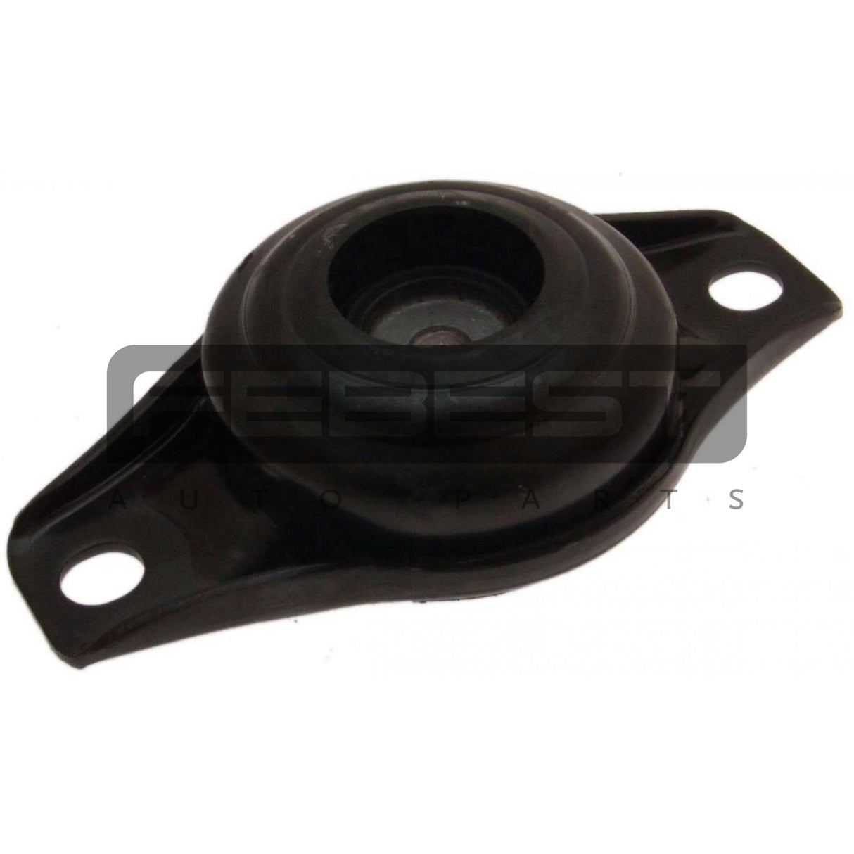 Rear shock absorber mounting