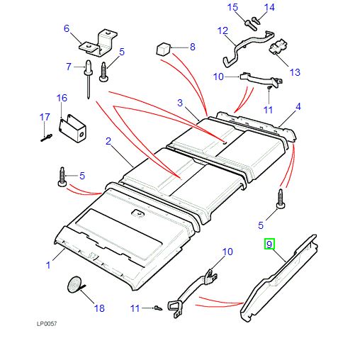 Ceiling Finish Rigth Hand