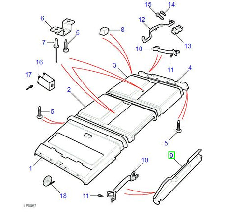 Ceiling Finish Rigth Hand
