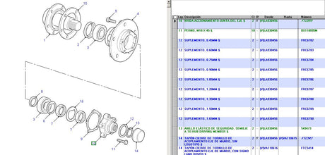 Flange drive shaft standard