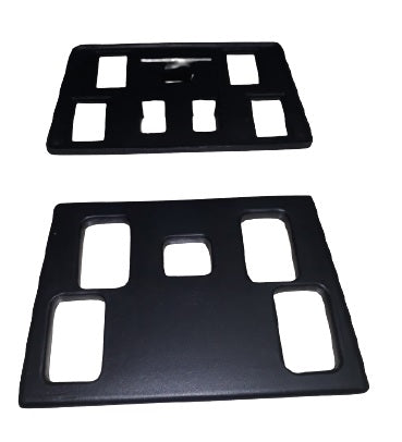 Center Console Switch Housing - Black - Non-heated seats