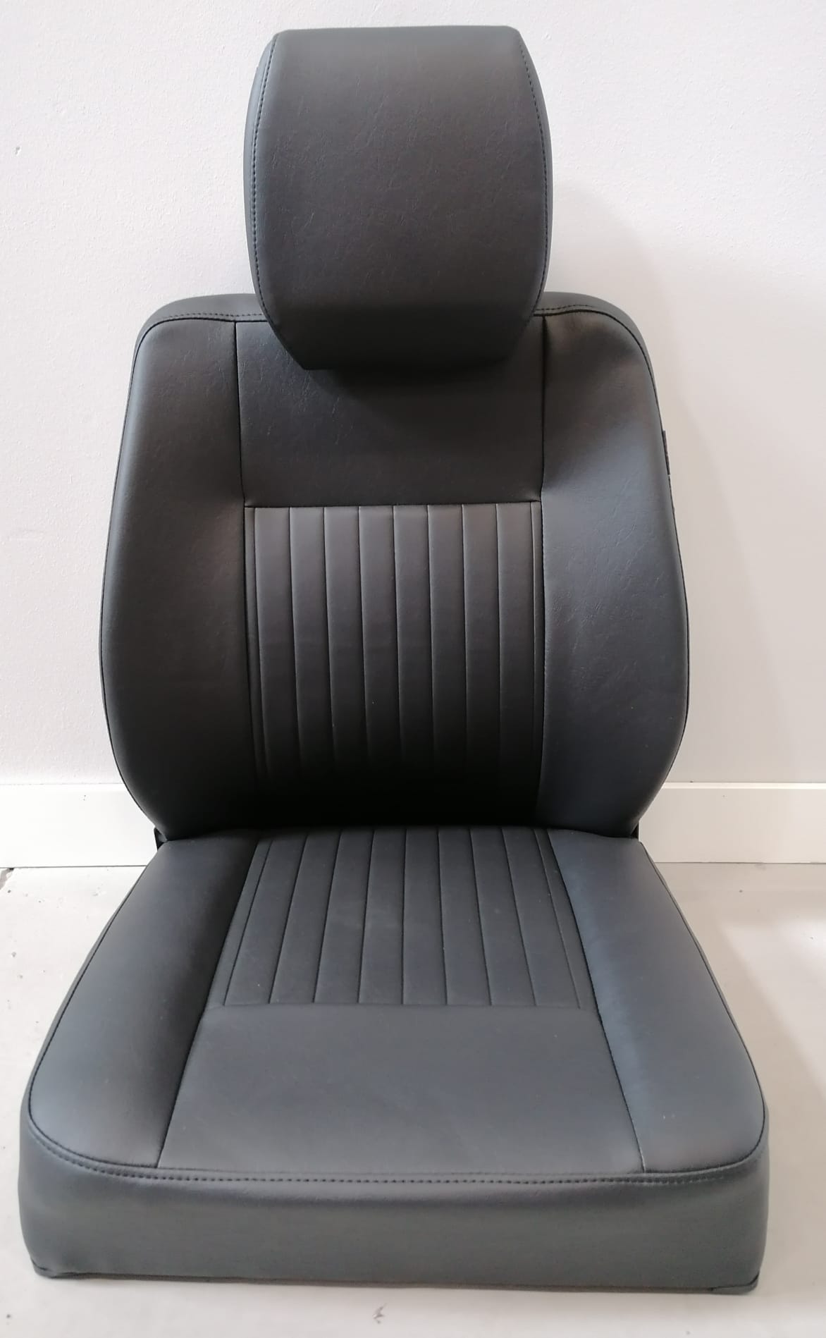 Seat High Back Vinyl Black