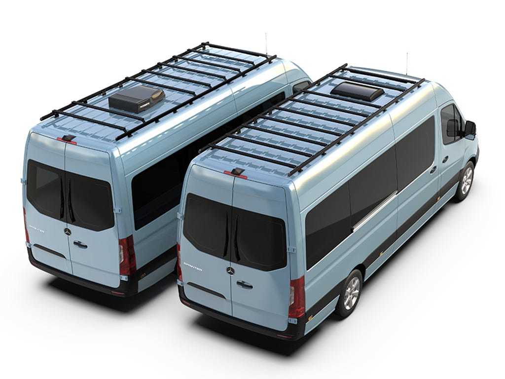 Mercedes-Benz Sprinter (L3H2/170in LWB/High Roof) (2006-Current) Slimpro Roof Rack Kit