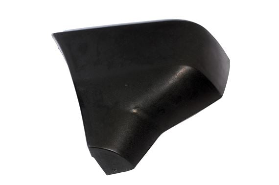 Bumper end cap fr black rh