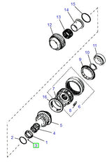 Pin spring oil cooler