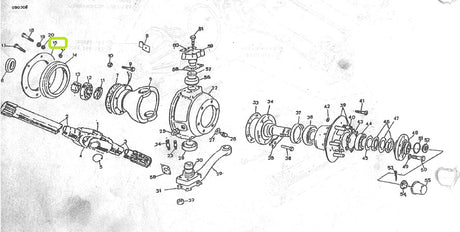Retainer Swivel Pin Housing