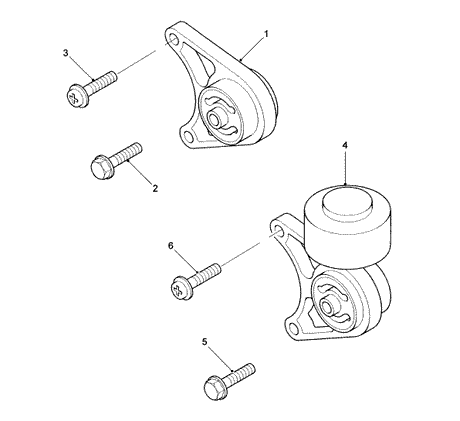 Bracket Rear Diff Mounting LH