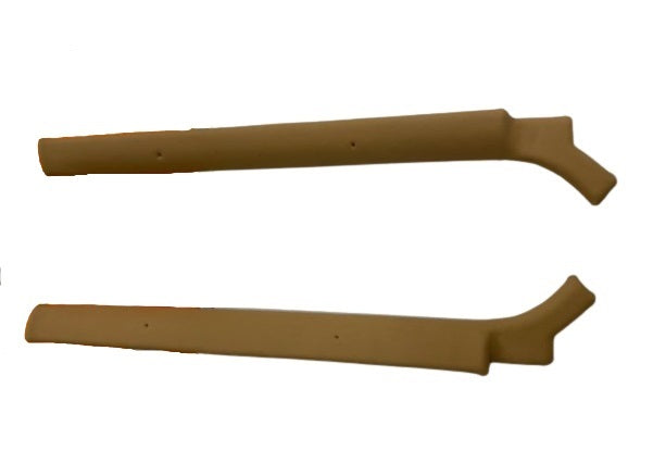 Pair of front windshield trims - Cinnamon Color