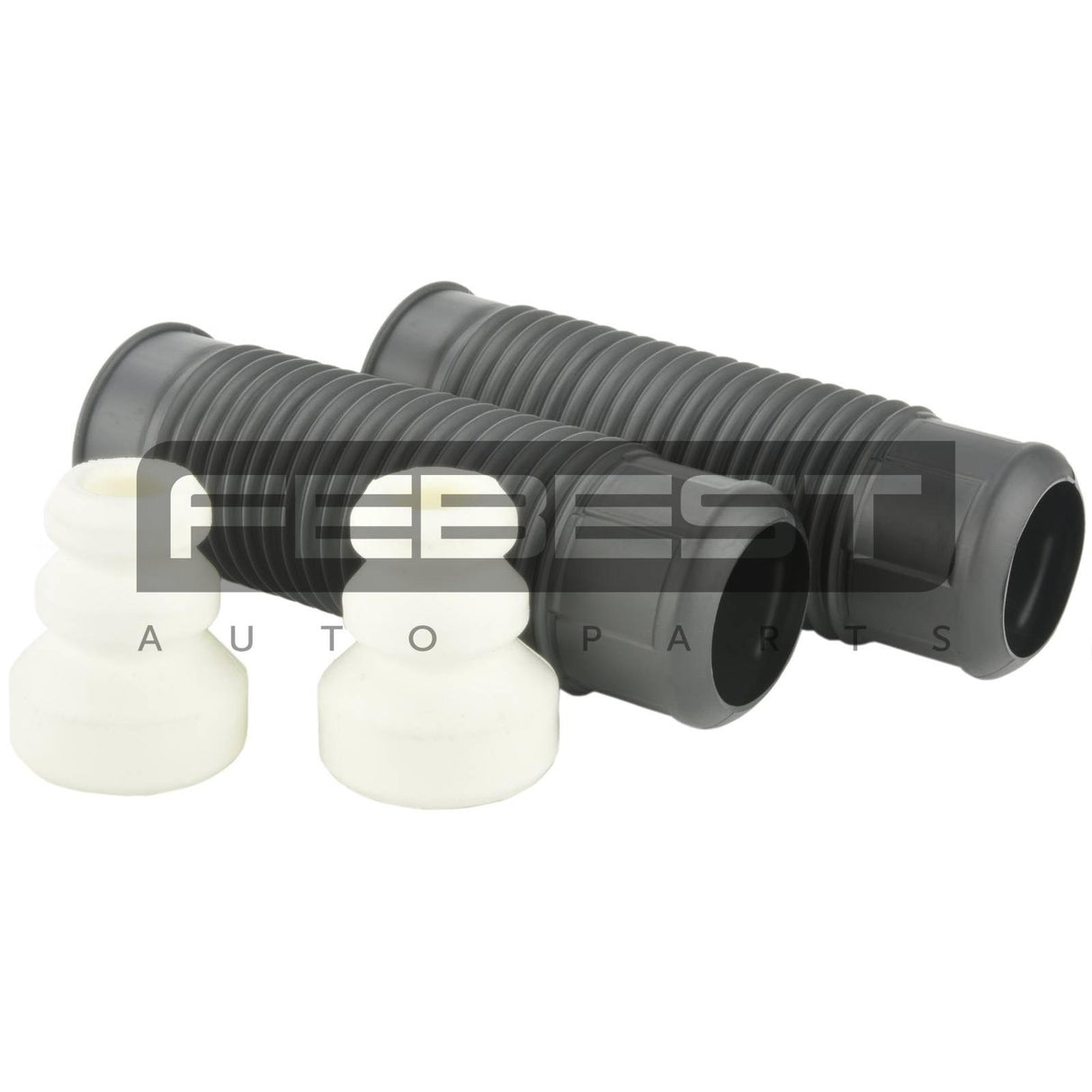 Boot with jounce bumper front shock absorber kit