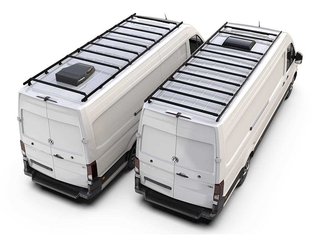 Volkswagen Crafter (L5H2/ LWB Maxi/Standard Roof) (2017-Current) Slimpro Van Rack Kit