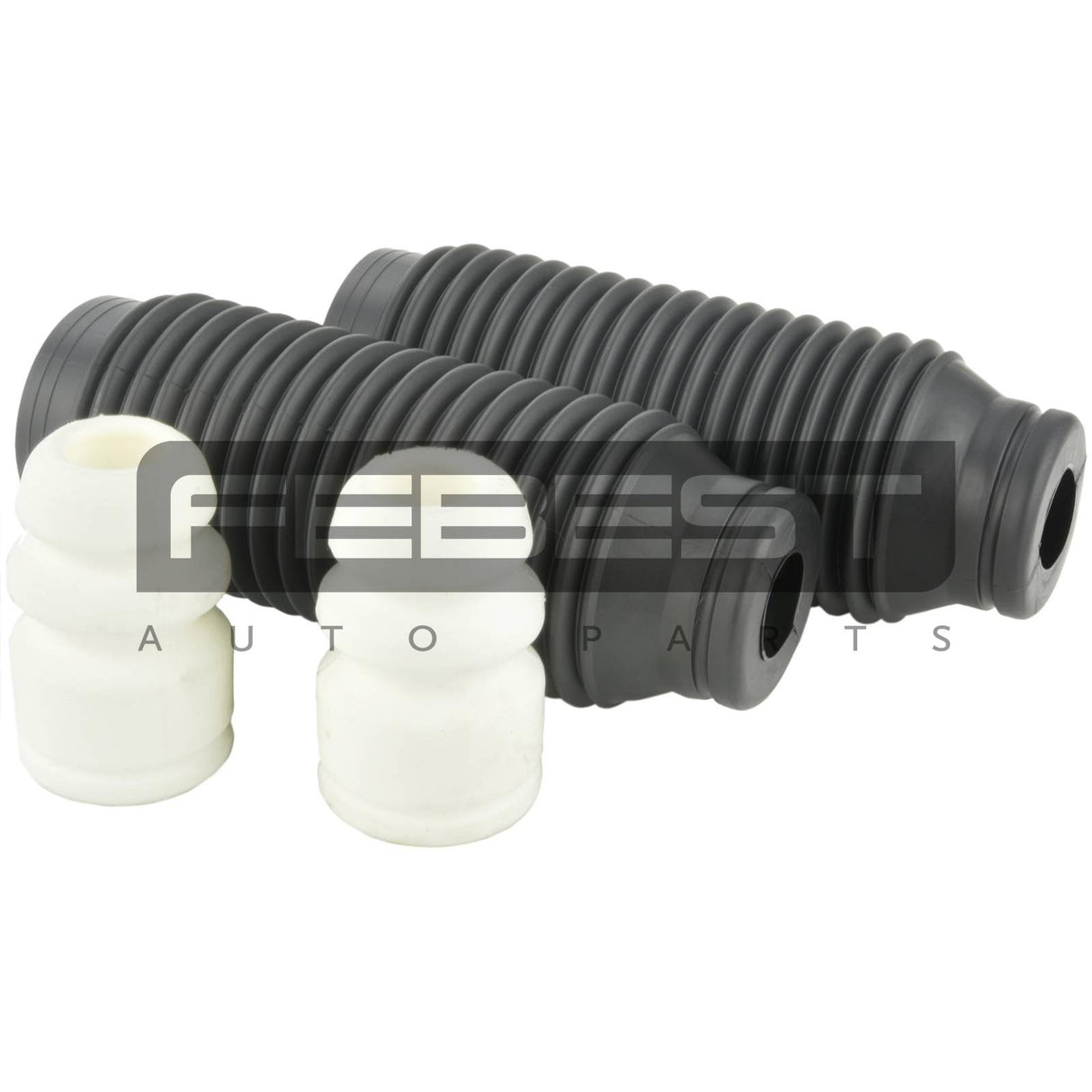 Boot with jounce bumper front shock absorber kit
