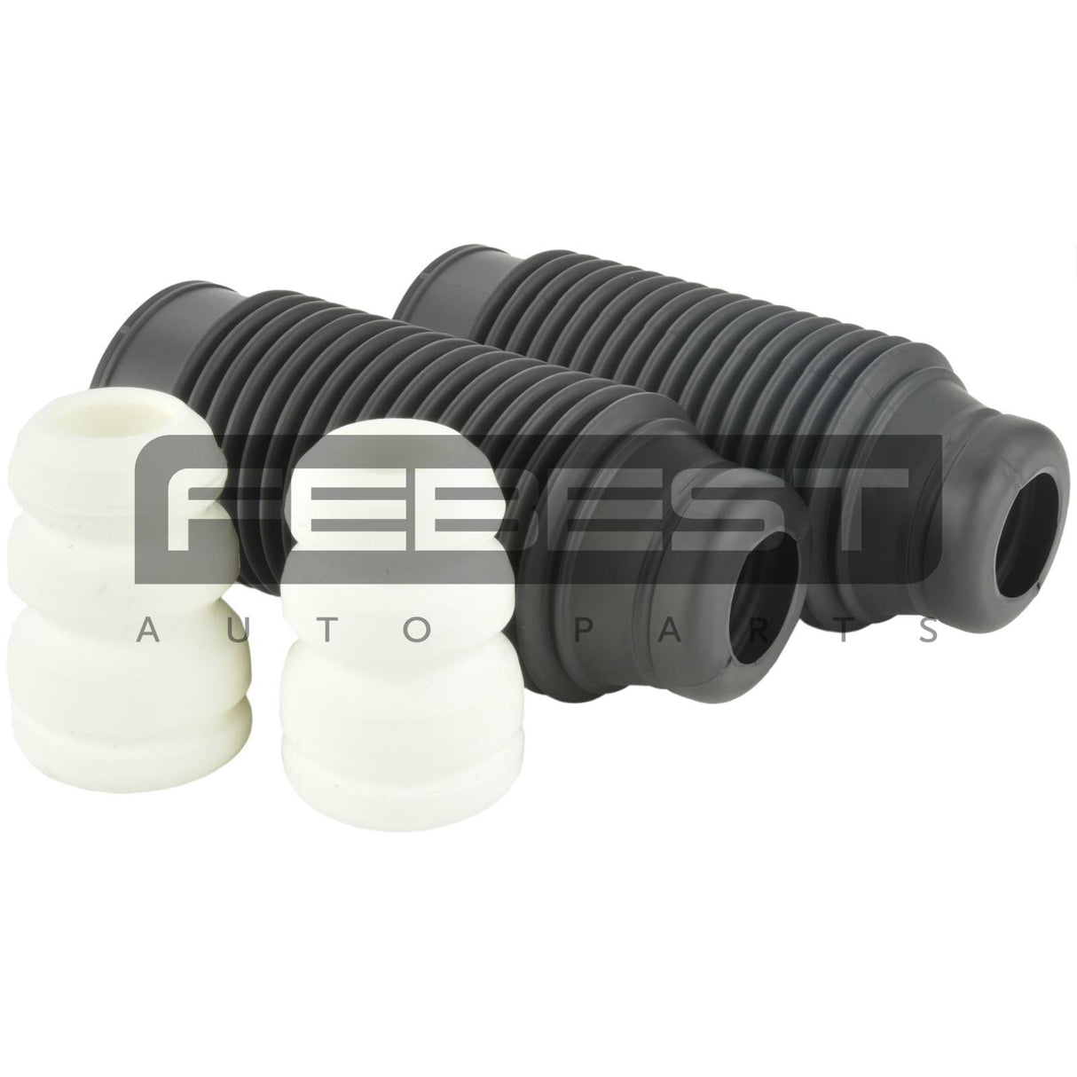 Boot with jounce bumper front shock absorber kit
