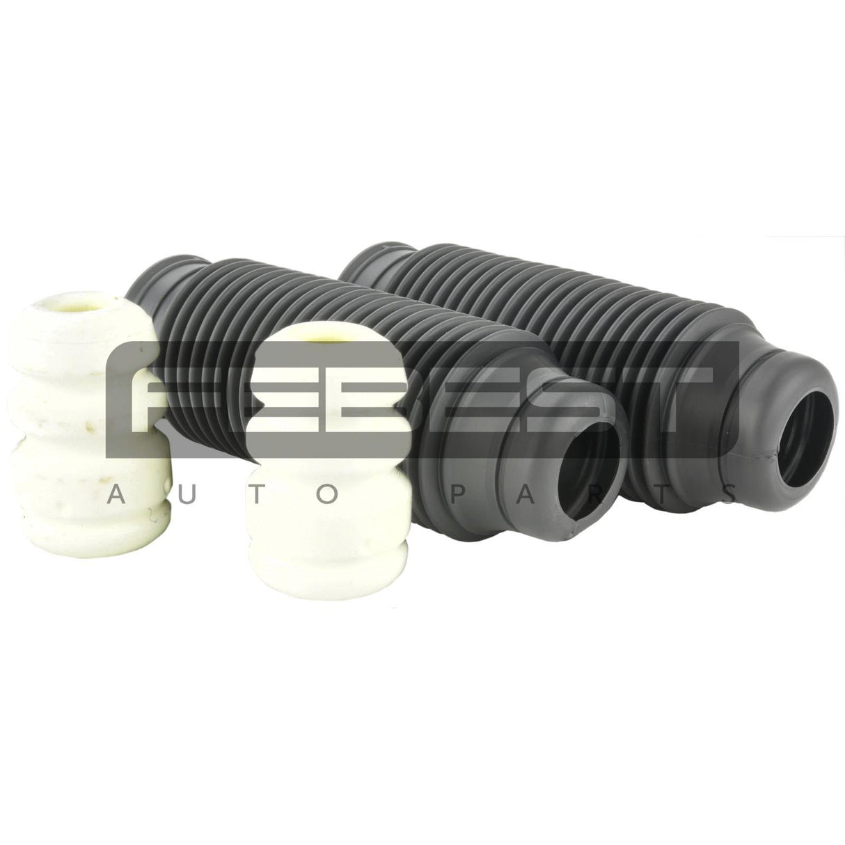 Boot with jounce bumper front shock absorber kit