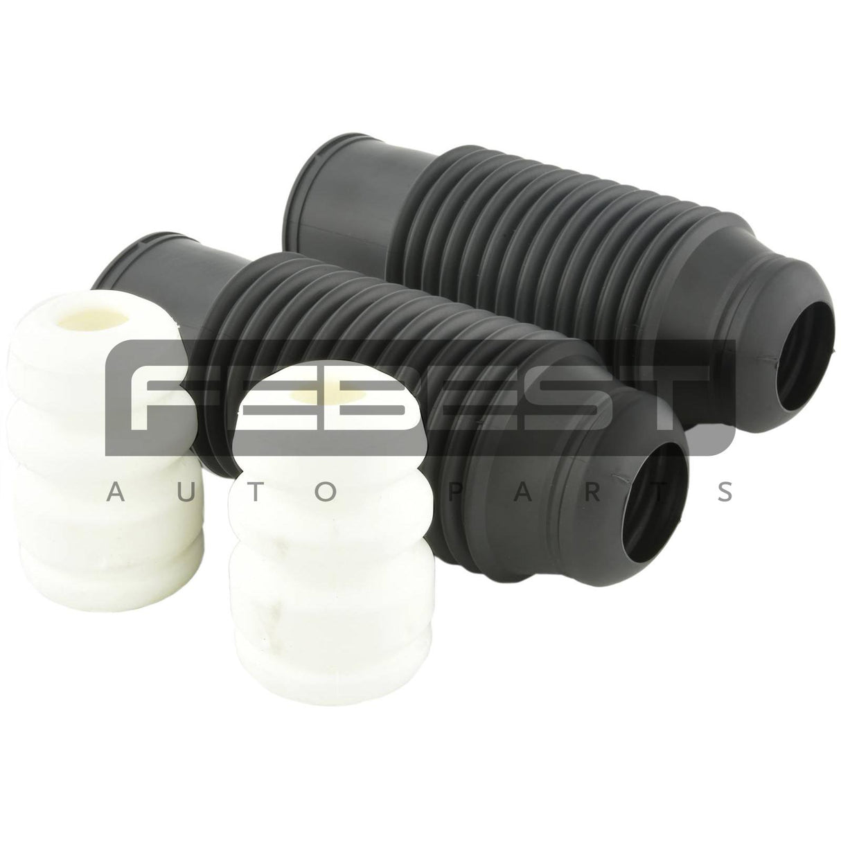 Boot with jounce bumper front shock absorber kit