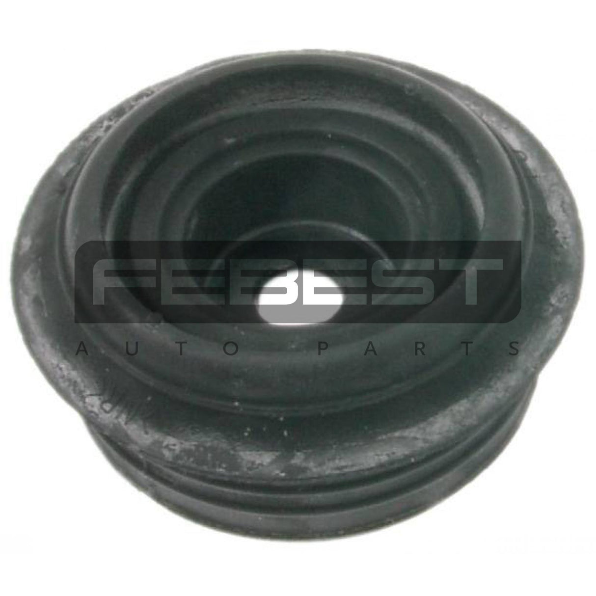 Rear shock absorber mounting