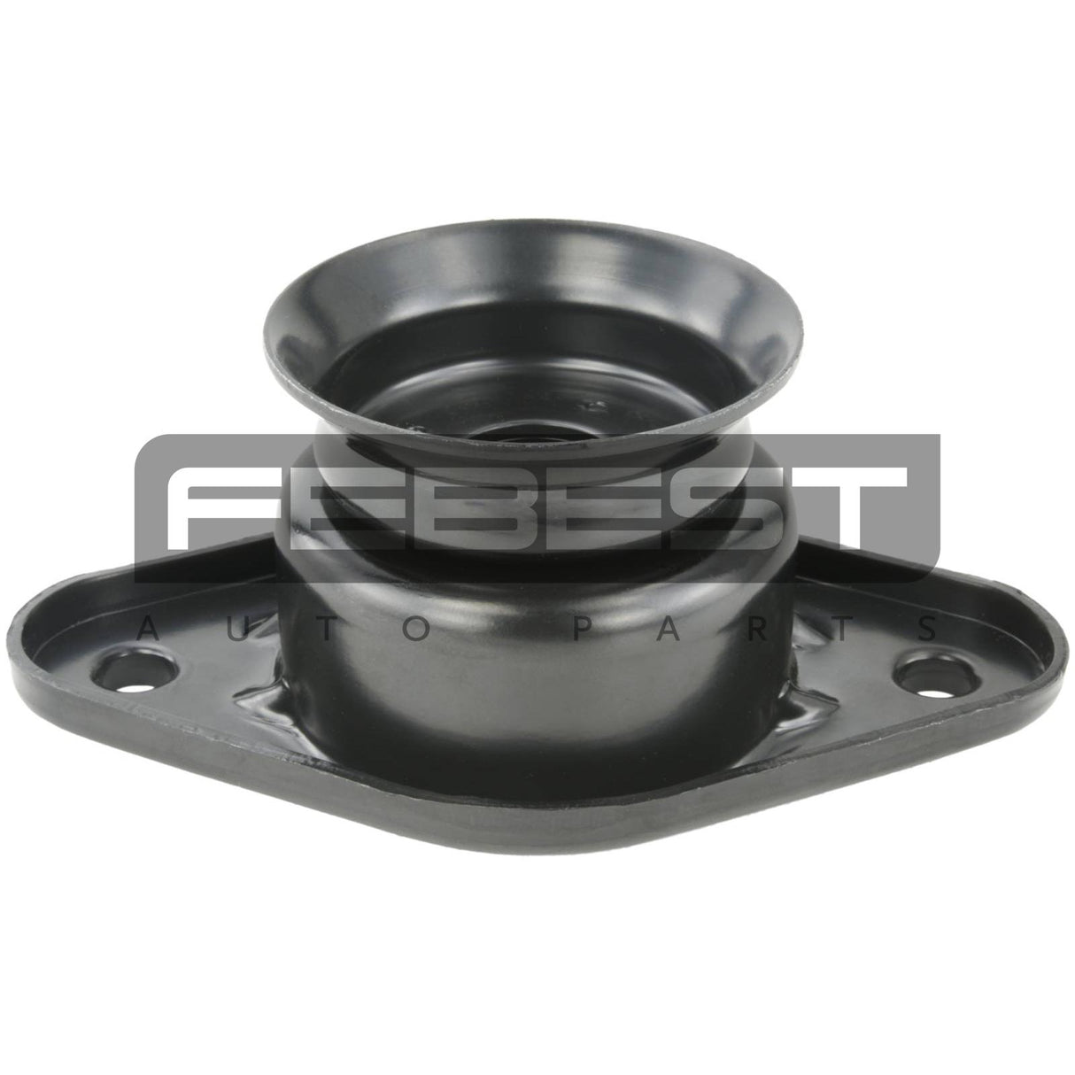 Rear shock absorber mounting