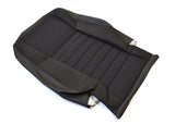 Driver or Passenger Front Seat Foam + Retrim Kit - Black - For 1 Seat - Black Span/Mondus Fabric - EXMOOR TRIM