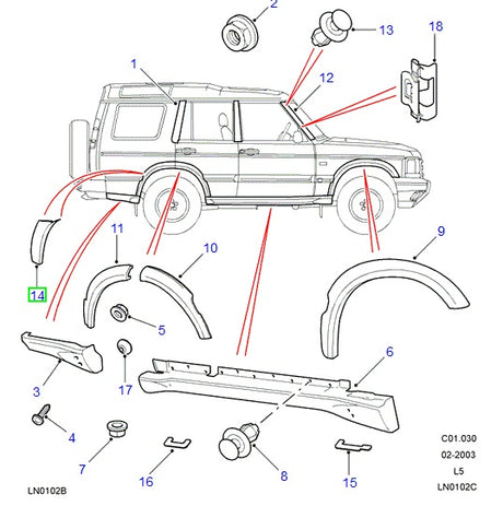 Wheelarch Flare Mini RH