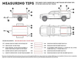Truck Canopy or Trailer with OEM Track Slimline II Rack Kit / Tall / 1165mm(W) X 1964mm(L)