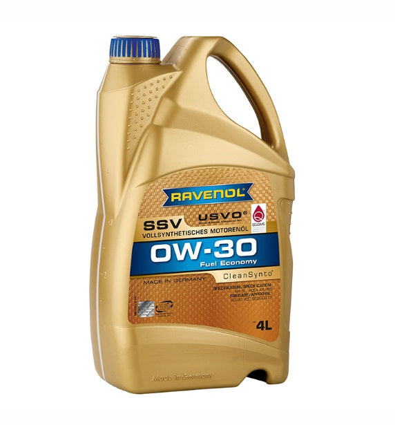 Motor Oil - 0W30 - SSV Fuel Economy SAE - 4 Liters - RAVENOL