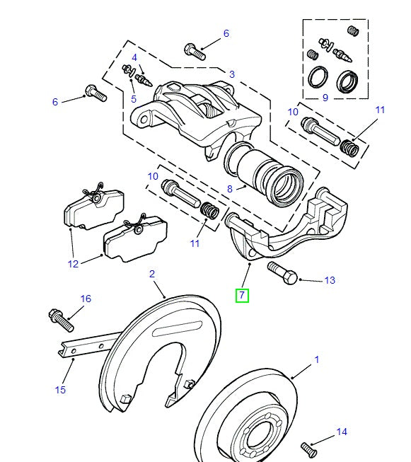 Brake Caliper Carrier